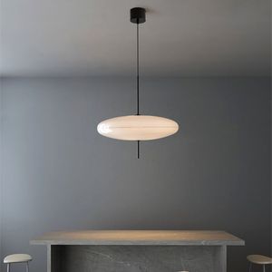 Italien Designer Model 2065 LED Akryl Pendant Light Villa Matsal Kök som hänger UFO Lamp Suspension Industrial Luminaire