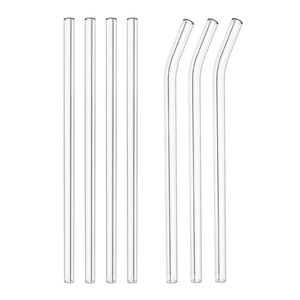 Clear Glass Drinking Straws Pipette 6.3 