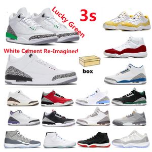 11 Low Yellow Snakeskin Python Cherry Basketball Shoes 3s 3 Lucky Pine Green Wizards Black White Cement UNC 11s IE Space Jam Legend Gym red Chicago Gamma Mens Trainers