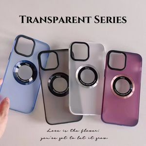 Frosted anti fingerprint magnetic leakage label phone case For iPhone14ProMax 14Pro 14 13ProMAX