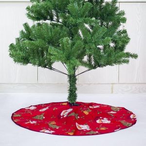 Dekoracje świąteczne spódnica drzewna 60/90 cm świąteczna sukienka podłogowa okładka okładka Santa Flower Decor