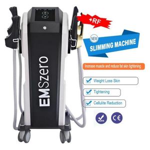 Latest 13 Tesla muscle building 4 Handles Slimming Air Cooling System Loss Weight Fat Removal Muscle Building Suits Muscle Stimulator Machine