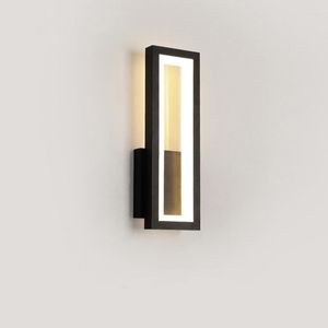 Vägglampa moderna led lampor nordiska minimalistiska eleganta ramar levande studierum sovrummet sängkläder i trappor kök