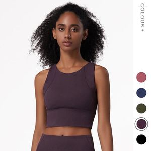 Roupa de ioga sutiã esportivo feminino de alto impacto fitness corrida cueca regata de treinamento sólido treino academia push up cropped top