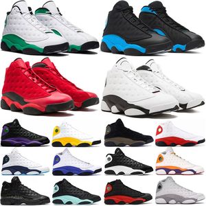 Retro 13s Mens Basketball Shoes Jumpman 13 University French Blue Del Sol Obsidian Flint Starfish Black Cat Bred Court Purple Mens Trainers Outdoor Sneakers