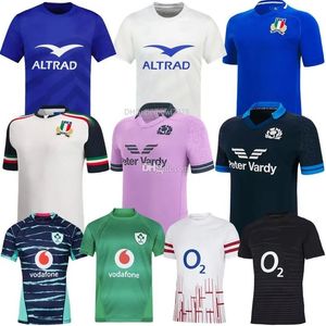 2023 Maglia da rugby personalizzata Irlanda 22 23 Scozia Inglese Sud enGlands UK Africano XV de French casa lontano ITALIA ALTERNATE Africa rugby Maglia da uomo S-5XL