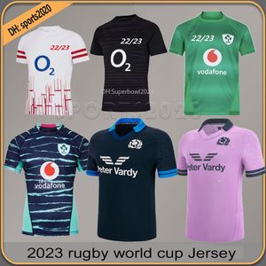 2023 Irland Rugby Jersey 22 23 Skottland Engelska South Englands UK African Home Away Alternativ Africa Rugby Shirt Custom Men Women Size S-5XL