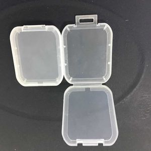 Nytt skydd Case Card Container Memory Card Boxes CF Cards Tool Plastic Transparent Storage Box Mini CF Card Enkel att bära Box Dh69