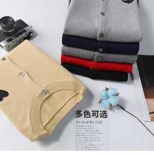 Men's Sweaters Christmas Japanese Style Color Hearts Cardigan Sweater Men Women Spring And Autumn Casual Loose Knitted Hip Hop Tops