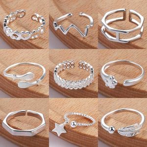 Band Rings Knuckle Finger Ring Open Böhmen Beach Toe Rings for Women Foot Accesories Anillos Mujer Bague Femme 2020 Retro Jewelry Bijoux AA230323