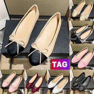 Damer casual skor designer sandaler för kvinnor loafers klänning sko sömmar ballerinas falts lammskinn tyg ballet platt sandal sommar glider lyx slid loafer