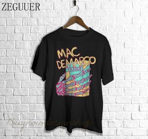 Mac Demarco Baskı Yazan Mens Tshirts Yaz Oneck Vintage Grafik Tee Fil Gotik Stil Sıradan Bluz 90s Estetik Giyim 230323