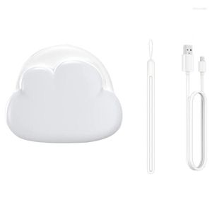 Night Lights Rechargeable Baby Light Cloud LED Child With 4 Intensities And Silicone Lanyard