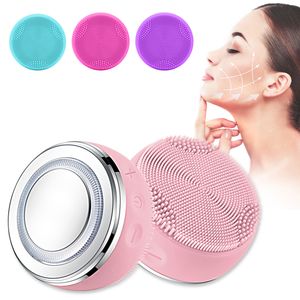 Cleaning Tools Accessories est Face Cleansing Brush Multi-Function Massager IPX7 Waterproof Pore Silicone Cleanser Skin Care Face Therapy Tool 230324