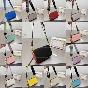 Makjakbus 18 colors torba kamery luksusowa skórzana koperta kwadratowa kwadratowa klapa hobo ramię designerka mody koperta Tote Messenger krzyżowe torby