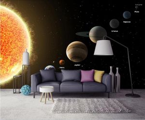 Tapeten Wallpaper Custom Tapete 3d Wandbild Kreatives Universum Starry Sky Neun Sterne Renju Hintergrund Wandbedeckung