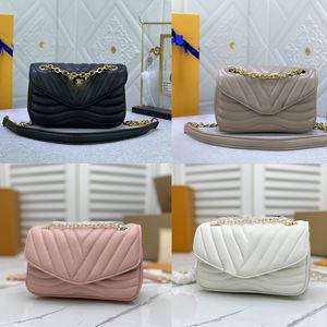 M20686 Designerväska Kvinnor Ny läderväska Fashion Chain Bag Ladies Utsökt temperament Crossbody Bag Justerbar Pack