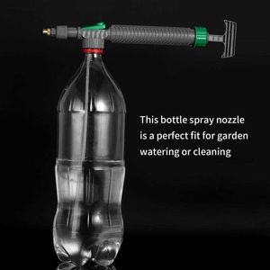 Sprayers High Pressure Air Pump Manual Sprayer Adjustable Drink Bottle Spray Head Nozzle Garden Watering Tool Irrigation Sprinkler P230310