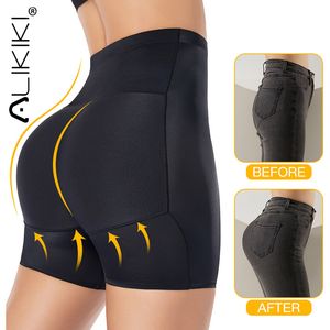 Intimo modellante da donna a vita alta Mutandine con culo finto Sollevatore di testa imbottito Push Up Enhancer per l'anca Shapewear Pantaloncini modellanti per il corpo per le donne Intimo dimagrante 230324