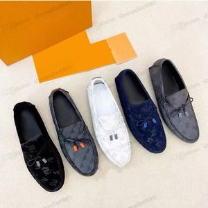 2023 Högkvalitativ Arizona Hockenheim Mocassin Casual Shoe Men Women Designer Loafers Shoes Fashion Mens äkta läder Velet Outdoor Trainers Drivers M6ML#