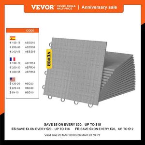 Carpet VEVOR Garage Flooring Tiles 12"x12" 25 Or 50 Pack Interlock Diamond Floor 55000lbs Suitable For Basement Gym Mat 230324