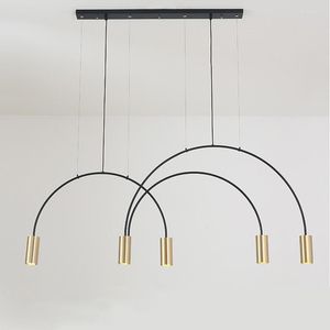 Pendelleuchten Nordic Luxus Deckenleuchter Modernes Dekor Bürotisch Hängelampe Minimalistisches Esszimmer Küche Leuchte Luminaria