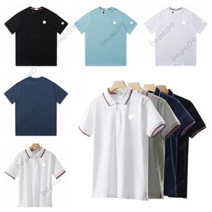 Herrendesigner Polo -Hemd Sommerhemd Stickerei Kurzarm Casual Men T Shirt