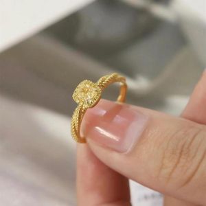 Wedding Rings Adjustable Gold Color Ring Exquisite Sparkling Novelty Women's Jewelry Party Anniversary Birthday Gift For Her