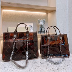 Дизайнерская сумка тотация сумочка роскошные пляжные пакеты мода прозрачная желе пакет бренд кошелек