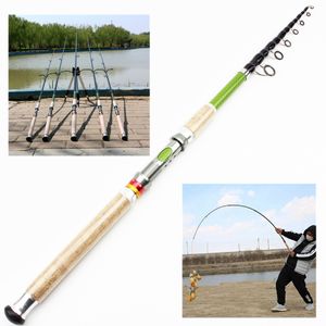 Boat Fishing Rods 2.7m 3.0m 3.6m lure Telescopic Fishing Rod carbon wooden handle Spinning Rod carp fishing sea pole Lure Weight 80-150g pesca 230324