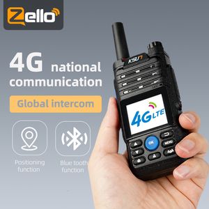 Walkie Talkie Zello 4G Radio z kartą SIM Blue Tooth Długość Dwukierunkowa profesjonalna potężna KSUN ZL10 230324