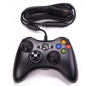 Kontrolery gier USB przewodowe gamePad do kontrolera Xbox 360 JOYSTICK Oficjalny Microsoft PC Windows 7 8 10 Wibracje