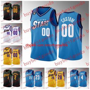 costurado 2023 Rising Stars Basketball Jersey Jaden Ivey Jalen Verde Franz Wagner Evan Mobley Victor Wembanyama Jalen Duren Bones Hyland Jabari Smith Jerseys