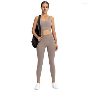 Set attivi 3.0 Set yoga Leggings da donna a vita alta per palestra Reggiseno da ragazza Jogging Fitness Calzamaglia morbida Aerobica Tuta sportiva da donna