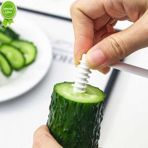 New 1PC Potato Spiral Hand Cucumber Cutter CarrotSpiralizer Spiral Salad Chopper Kitchen Gadgets Accessories