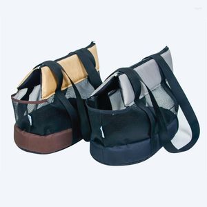 Dog Car Seat Covers Breathable Small Pet Carrier Summer Portable Shoulder Bag Black Cat Bags For Dogs