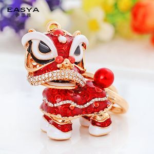 Chinese Lion Keychain Dance Party Favor Pendant for New Year Christmas Gift 1224126