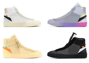 Blazer Mid Shoes Queen Serena Williams Studio All Hallows Eve Grim Reapers White Wolf Grey Canvas Uomo Donna Outdoor Off Sports Sneakers scarpe di marca