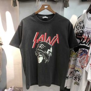 Мужские футболки Мужские футболки Дизайнерская модная футболка Saint Michael Killer Band Punk Heavy Metal Rock Футболка с коротким рукавом с принтом Хип-хоп JKGB