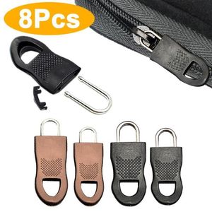 wire hanger crafts 8Pcs Replacement Zipper Pull Puller End Fit Rope Tag Clothing Zip Fixer Broken Buckle Zip Cord Tab Bag Suitcase Backpack Tent