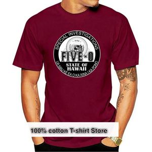Men's T Shirts Men Shirt Man Hawaii Five 0 Season Symbol Mercerized Cotton S Tops Tees Hip Hop Size S-XXXL Women