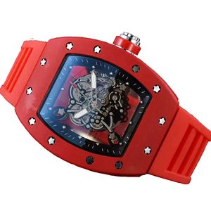 New fashionable and versatile design skeleton multifunctional men's watches wholesale
