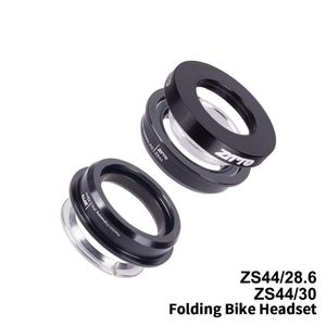 Fones de ouvido de bicicleta 44 mm de função dobrável de fone de ouvido reto garfo CNC CNC Mountain de baixo perfil semintegrado Peças de rolamento 230325