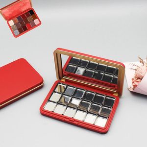 Lagerung Flaschen Leere Lidschatten Magnetische Box Gericht Mit Spiegel Für Frauen Mädchen Make-Up Anfänger DIY Lidschatten Werkzeug