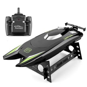 ElectricRC -båtar 32 cm RC -båt 24 GHz 30 kmh hög hastighet racing snabbbåt fjärrkontrollfartyg uthållighet 25 minuter vatten spel barn leksaker presentlåda 230325