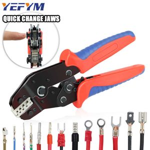 Crimping Pliers SNX-48BS Quick Jaw Replacement For Tab 2.8 4.8 6.3 Tube Photovoltaic Insuated Terminals Electrical Clamp Tools