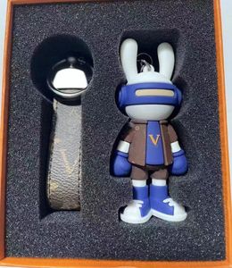 High quality new male and female robot keychain suitable for all luxury keychain belt original box