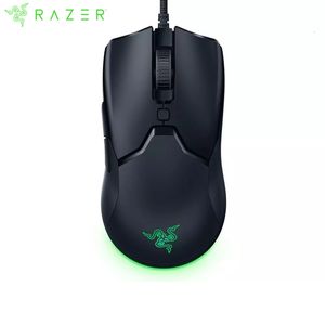 Möss orignal Viper Mini Gaming Mouse 61G Ultralightweight Design Chroma RGB Light 8500 DPI Optail Sensor 230324