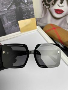 2023 New Brand Locs Sunglasses Women Fashion Designer Sunglasses Sliced Frame Imported Pola Baoli HD Polarized Lens Metal Logo Mosaic Mirror Leg Sunglasses