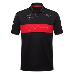 Мужские футболки 2023 F1 Team Team футболки Formula 1 гоночный водитель Polo футболки футболки New Motorspor Sport